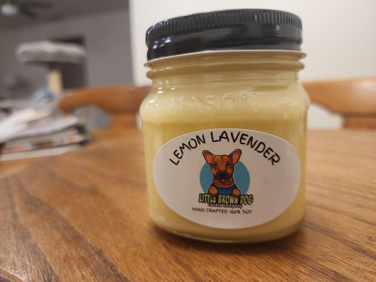 Lemon lavender 8oz soy candle