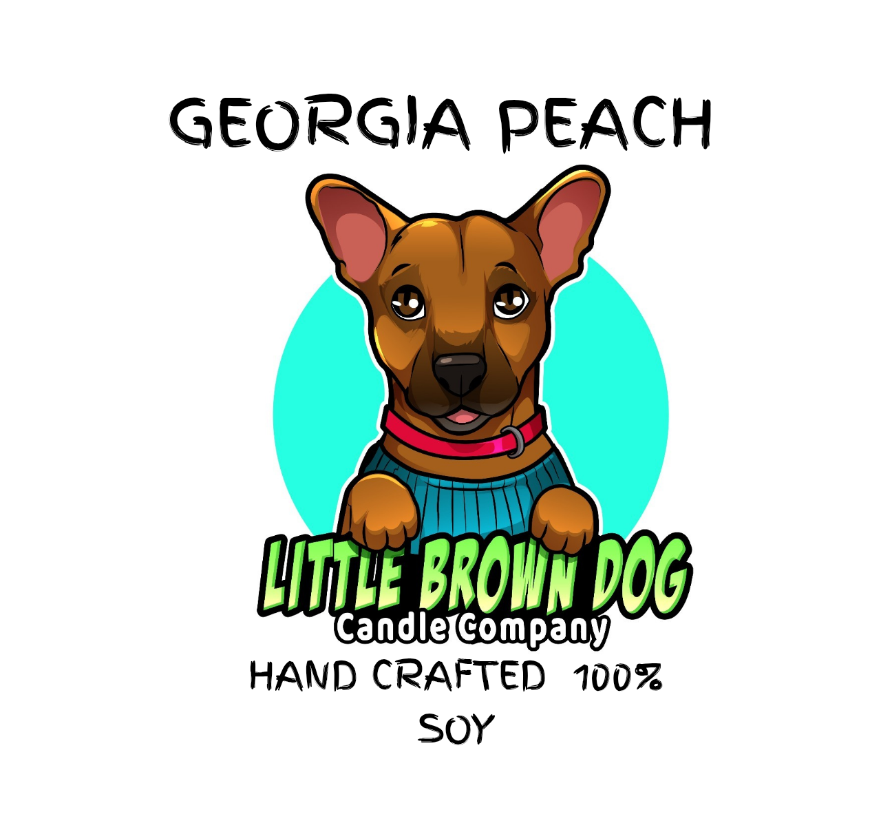Georgia Peach 8oz soy candle
