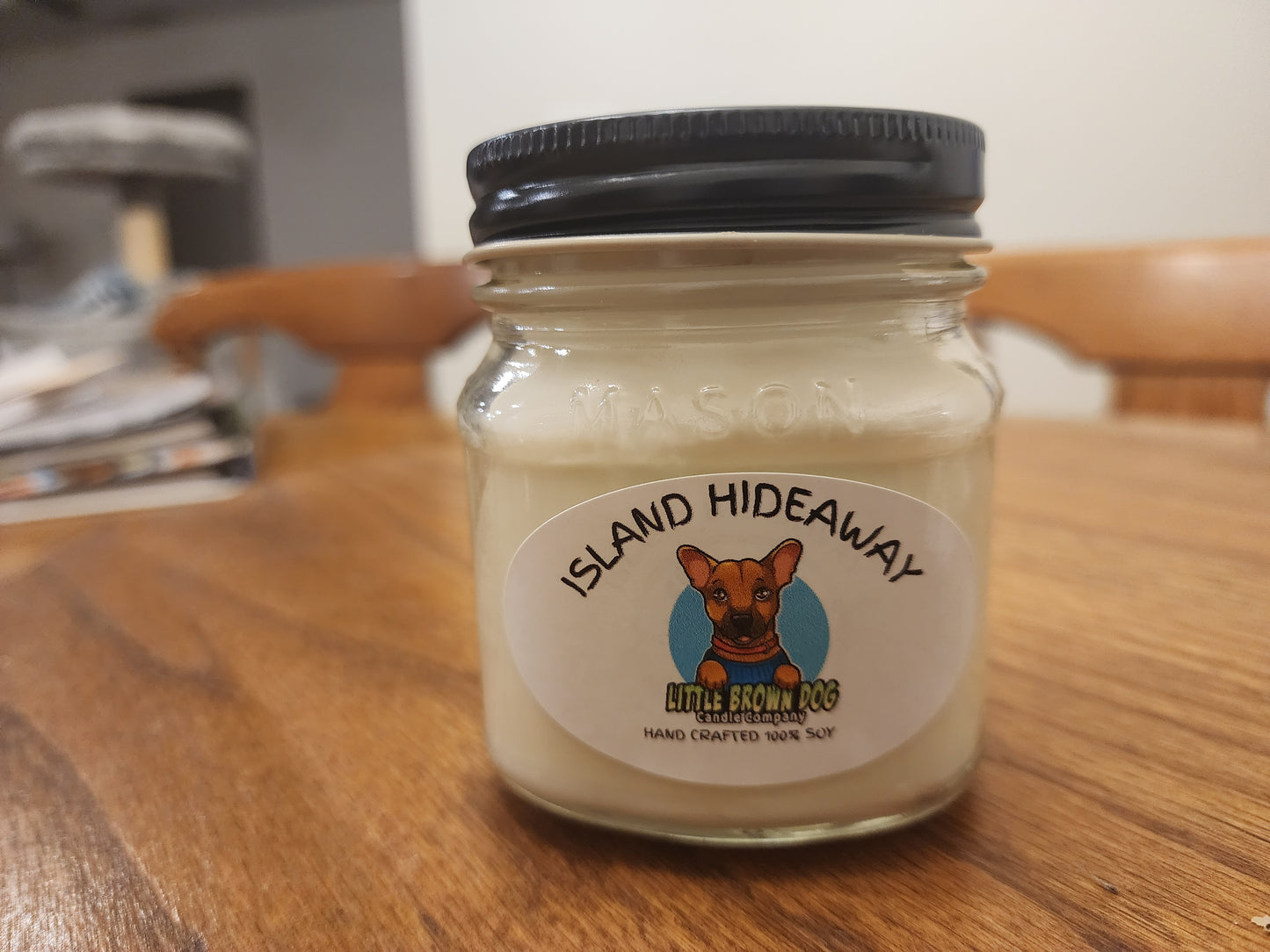 Island hideaway 8oz soy candle