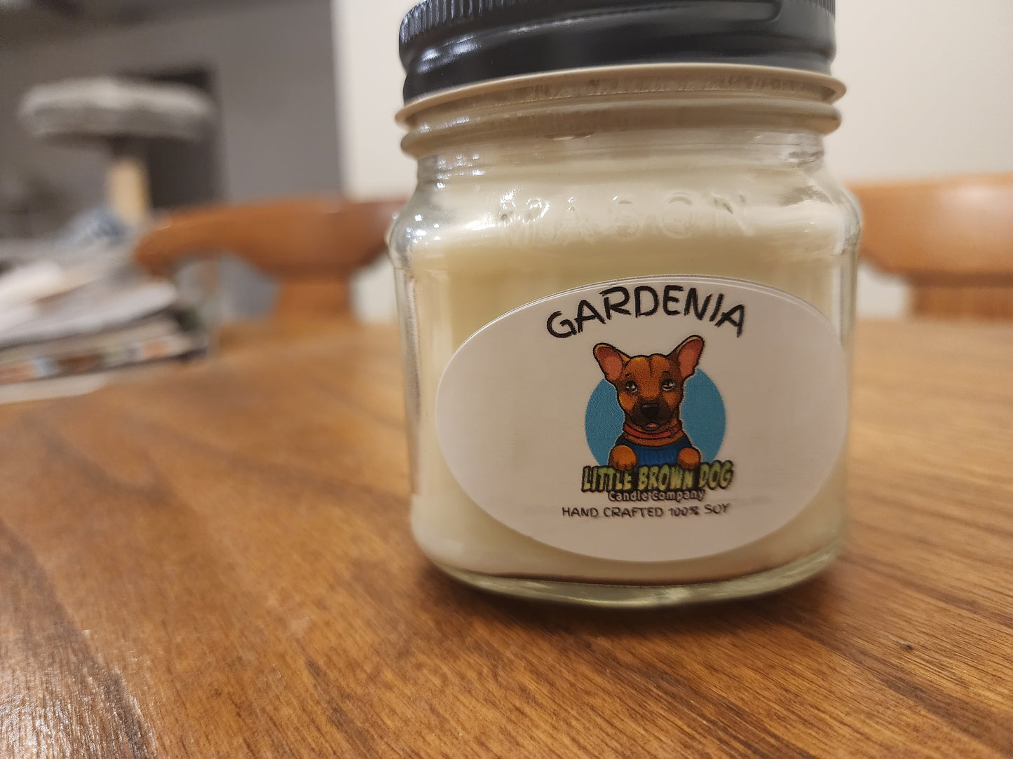 Gardenia 8oz soy candle