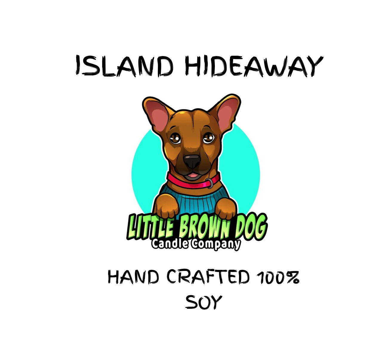 Island hideaway 8oz soy candle