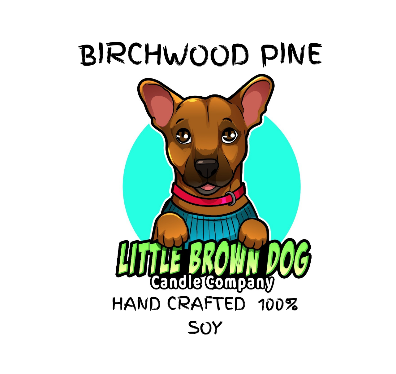 Birchwood pine 8 oz soy candle