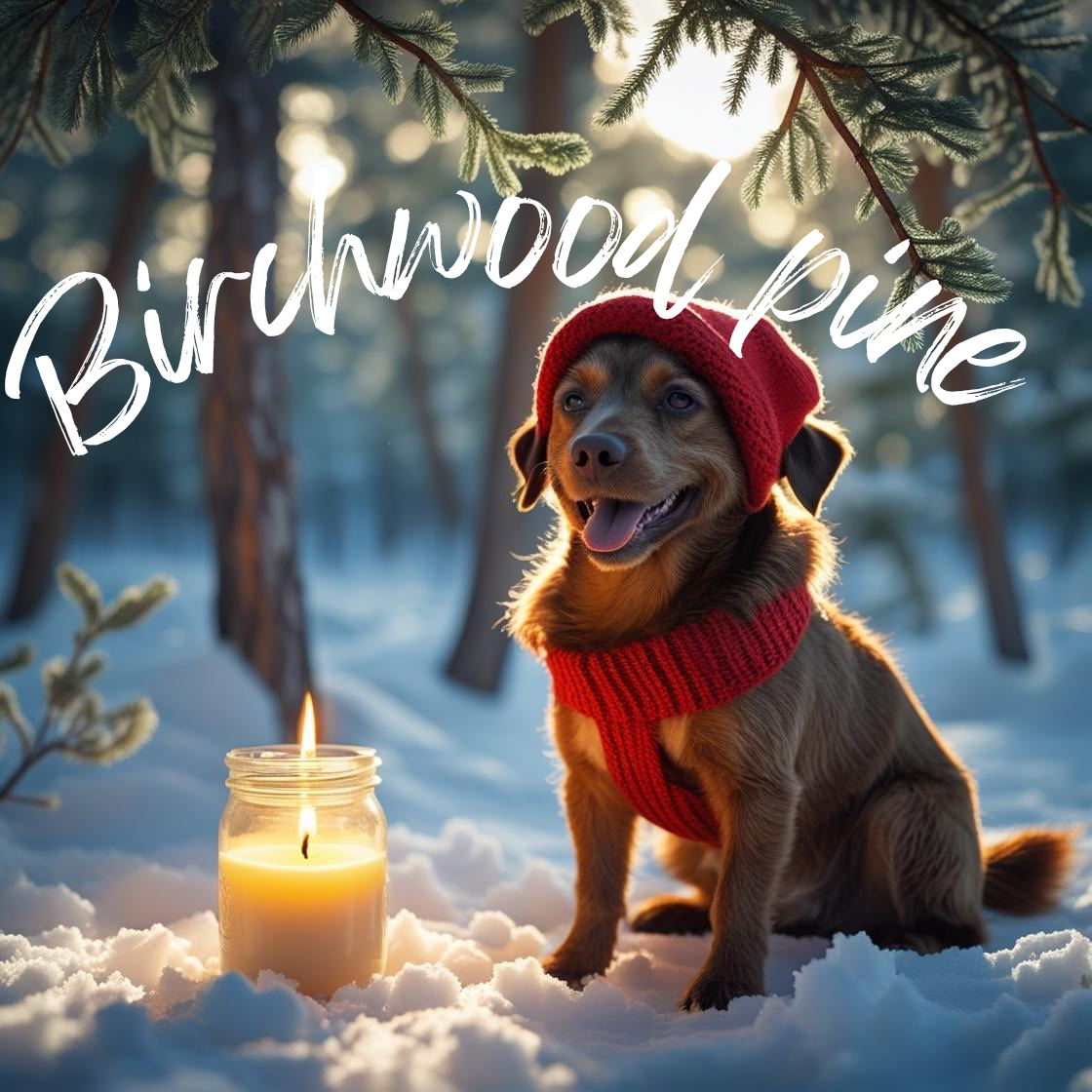 Birchwood pine 8 oz soy candle