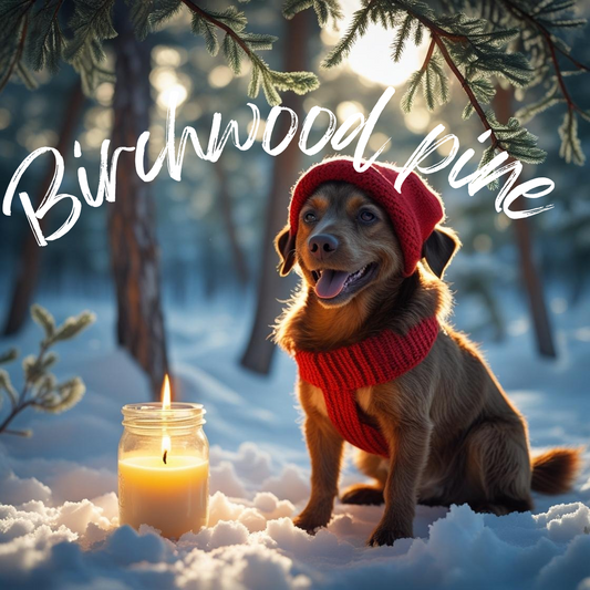 Birchwood pine 8 oz soy candle