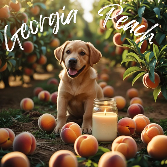 Georgia Peach 8oz soy candle